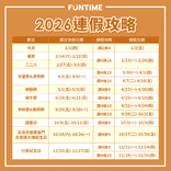 2026請假攻略圖