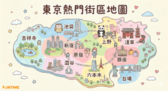 東京熱門街區地圖